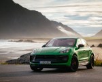 2022 Porsche Macan GTS with Sport package (Color: Python Green) Front Three-Quarter Wallpapers 150x120
