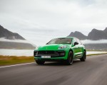 2022 Porsche Macan GTS with Sport package (Color: Python Green) Front Three-Quarter Wallpapers 150x120