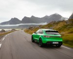 2022 Porsche Macan GTS with Sport package (Color: Python Green) Rear Three-Quarter Wallpapers 150x120