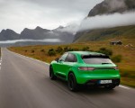 2022 Porsche Macan GTS with Sport package (Color: Python Green) Rear Three-Quarter Wallpapers 150x120