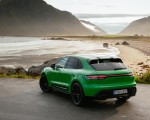 2022 Porsche Macan GTS with Sport package (Color: Python Green) Rear Three-Quarter Wallpapers 150x120