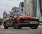 2022 Porsche Macan S (Color: Papaya Metallic) Front Three-Quarter Wallpapers 150x120