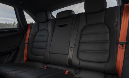 2022 Porsche Macan S (Color: Papaya Metallic) Interior Rear Seats Wallpapers 450x275 (203)