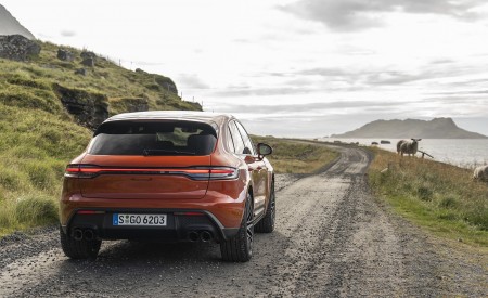 2022 Porsche Macan S (Color: Papaya Metallic) Rear Wallpapers 450x275 (144)