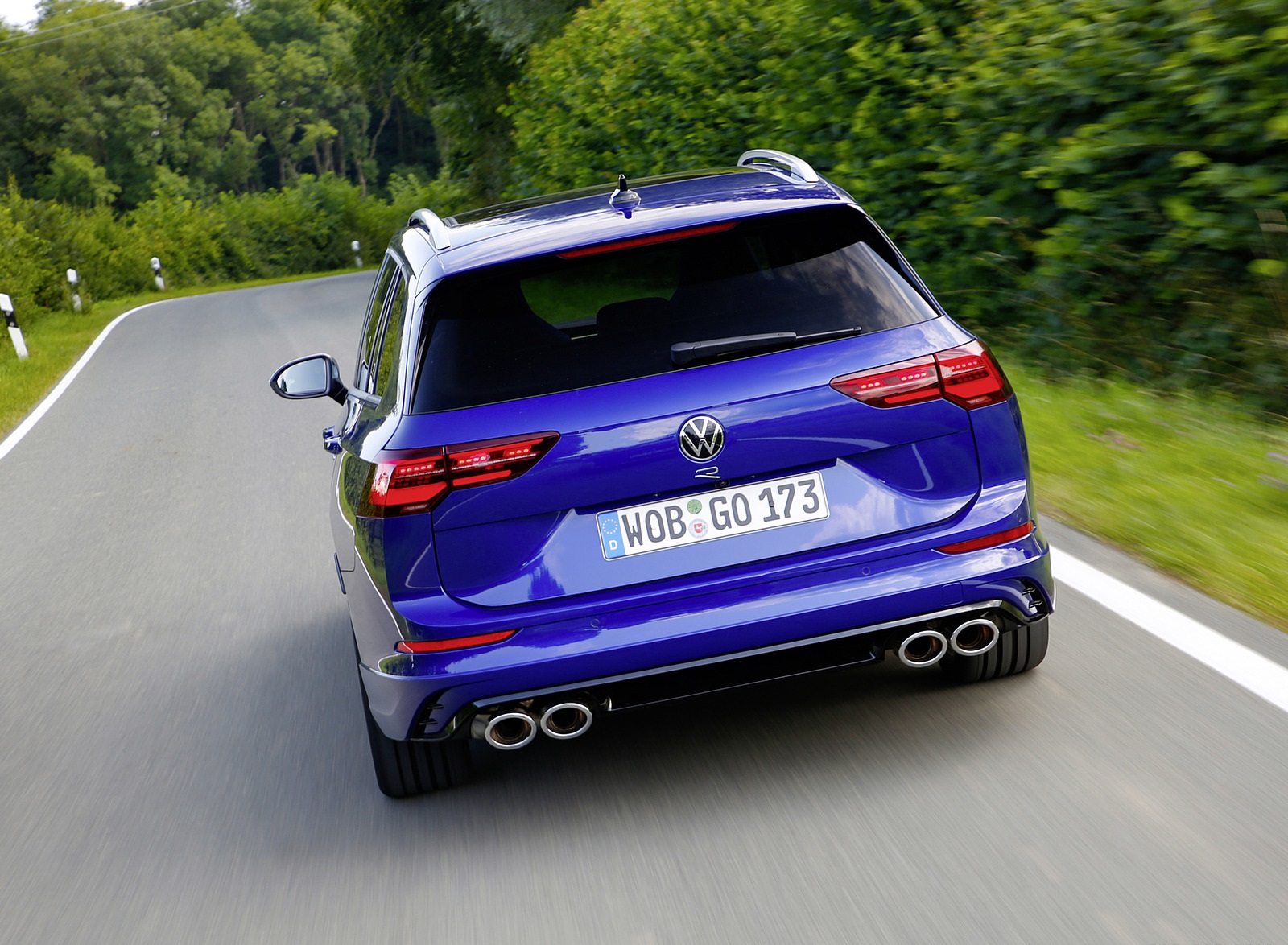 2022 Volkswagen Golf R Estate Rear Wallpapers (7)