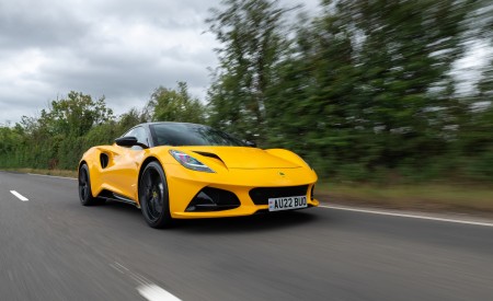 2023 Lotus Emira (Color: Hethel Yellow) Front Three-Quarter Wallpapers 450x275 (2)