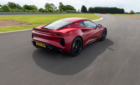 2023 Lotus Emira (Color: Magma Red) Rear Three-Quarter Wallpapers 450x275 (32)