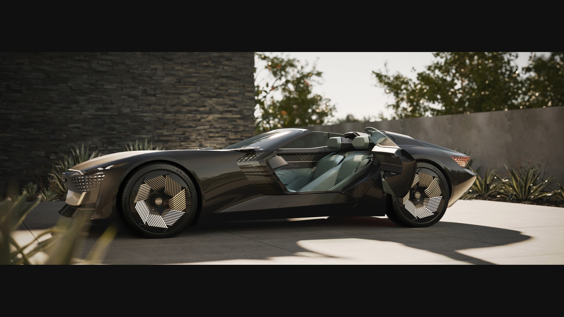 2021 Audi Skysphere Concept (Color: Stage Light) Side Wallpapers #36 of 91