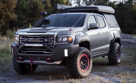 2021 GMC Canyon AT4 OVRLANDX Concept Front Three-Quarter Wallpapers 450x275 (5)
