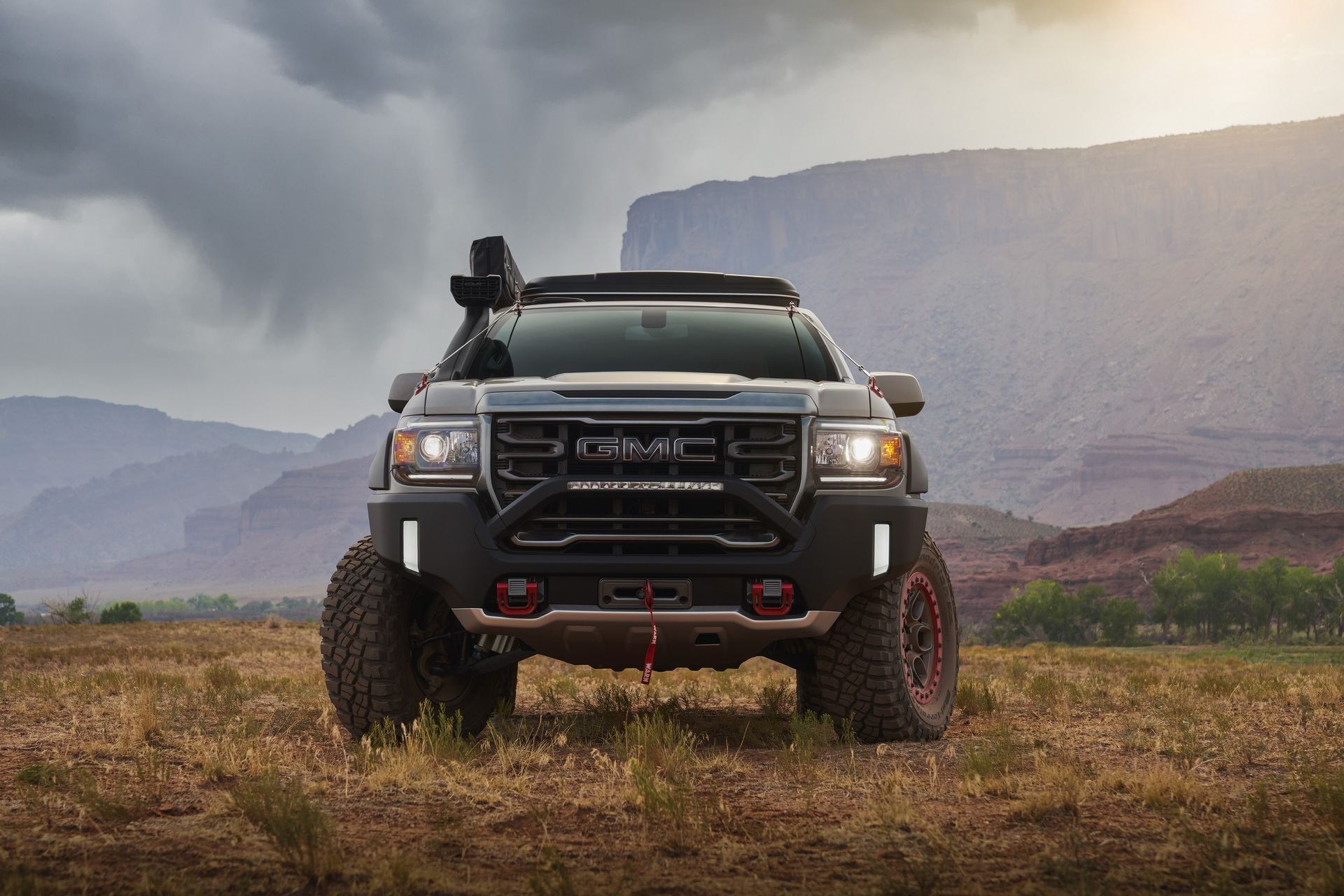 2021 GMC Canyon AT4 OVRLANDX Concept Front Wallpapers #2 of 22
