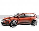 2022 Dacia Jogger Extreme Design Sketch Wallpapers 150x120