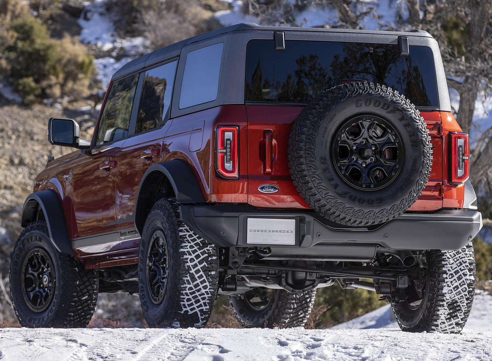 2022 Ford Bronco Wildtrak 4-Door Rear Wallpapers (8)