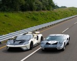 2022 Ford GT 64 Heritage Edition and 1964 Ford GT Prototype Front Three-Quarter Wallpapers 150x120