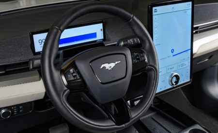 2022 Ford Mustang Mach-E Ice White Appearance Package Interior Steering Wheel Wallpapers 450x275 (21)