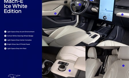 2022 Ford Mustang Mach-E Ice White Appearance Package Technical Drawing Wallpapers 450x275 (22)