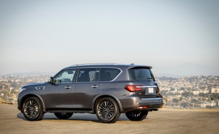 2022 Infiniti QX80 Rear Three-Quarter Wallpapers 450x275 (4)