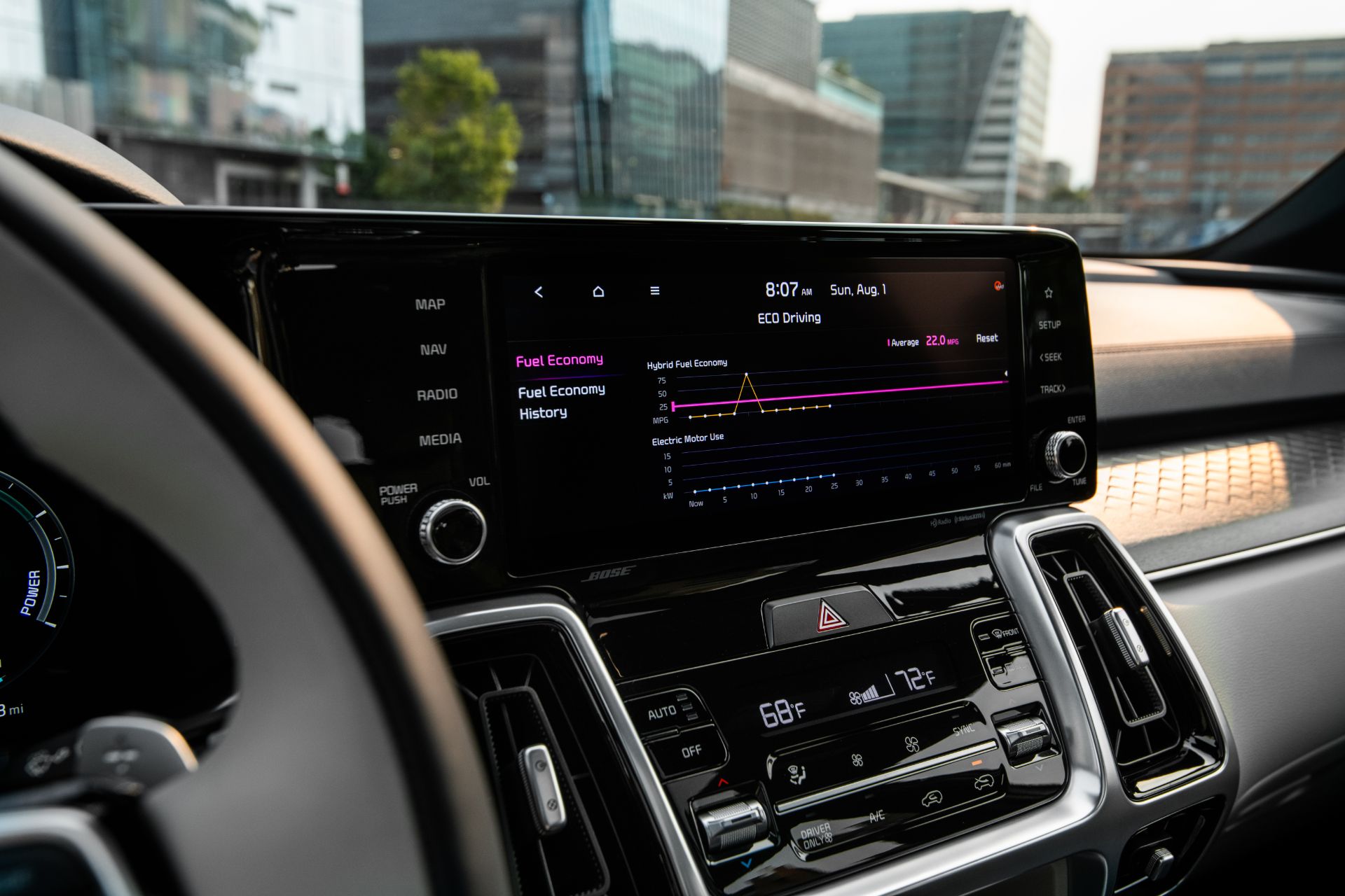 2022 Kia Sorento Plug-in Hybrid Central Console Wallpapers #24 of 38