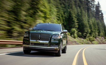 2022 Lincoln Navigator Black Label Central Park (Color: Manhattan Green) Front Wallpapers 450x275 (30)