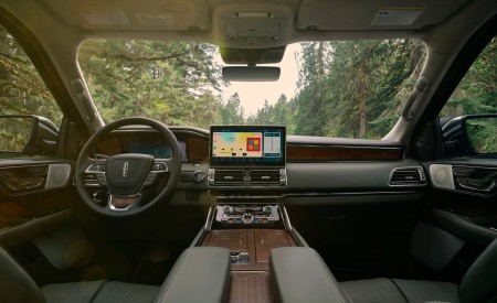 2022 Lincoln Navigator Black Label Central Park (Color: Manhattan Green) Interior Cockpit Wallpapers 450x275 (44)