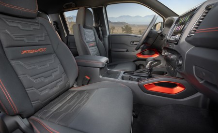 2022 Nissan Frontier Pro-4X Interior Front Seats Wallpapers 450x275 (47)