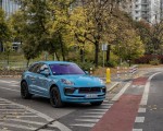 2022 Porsche Macan (Color: Miami Blue) Front Three-Quarter Wallpapers 150x120