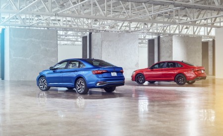 2022 Volkswagen Jetta and 2022 Volkswagen Jetta GLI Rear Three-Quarter Wallpapers 450x275 (45)