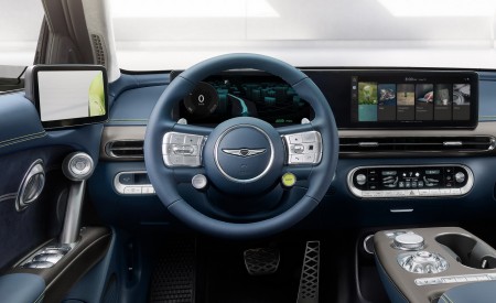 2023 Genesis GV60 Interior Steering Wheel Wallpapers 450x275 (73)