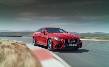 2023 Mercedes-AMG GT 63 S E Performance 4-Door Front Three-Quarter Wallpapers 450x275 (15)