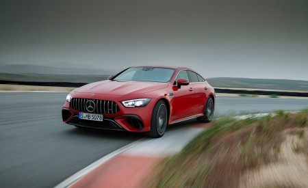 2023 Mercedes-AMG GT 63 S E Performance 4-Door Front Three-Quarter Wallpapers 450x275 (6)
