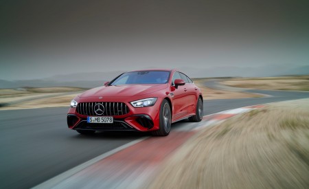 2023 Mercedes-AMG GT 63 S E Performance 4-Door Front Three-Quarter Wallpapers 450x275 (7)