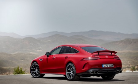 2023 Mercedes-AMG GT 63 S E Performance 4-Door Rear Three-Quarter Wallpapers 450x275 (3)
