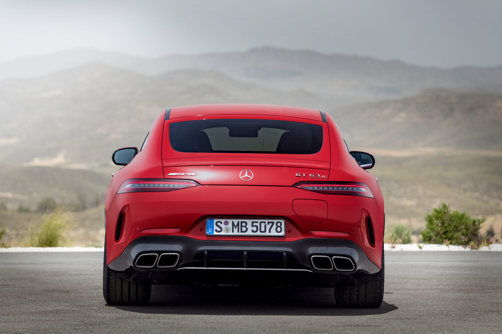 2023 Mercedes-AMG GT 63 S E Performance 4-door Rear Wallpapers (4)