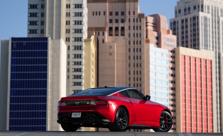 2023 Nissan Z (Color: Passion Red) Rear Three-Quarter Wallpapers 450x275 (25)