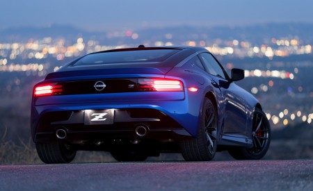 2023 Nissan Z Performance Grade (Color: Seiran Blue) Rear Wallpapers 450x275 (80)