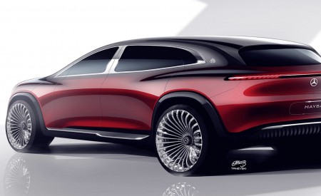 2021 Mercedes-Maybach EQS Concept Design Sketch Wallpapers 450x275 (25)