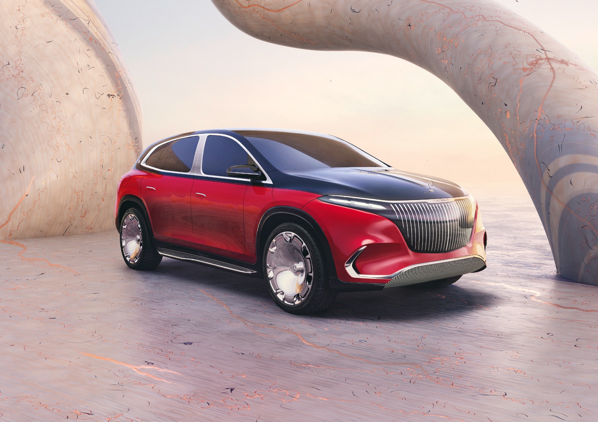 2021 Mercedes-Maybach EQS Concept Front Three-Quarter Wallpapers (4)