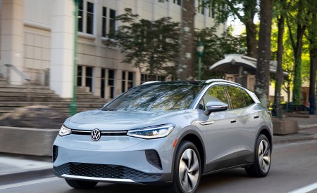 2021 Volkswagen ID.4 AWD Pro S with Gradient Package (US-Spec) Front Three-Quarter Wallpapers 450x275 (41)