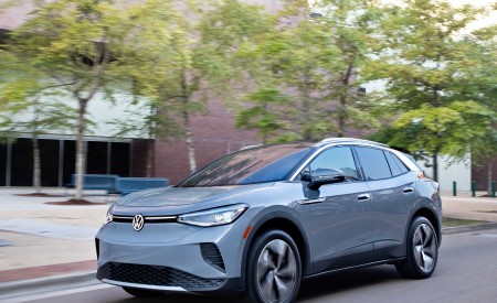 2021 Volkswagen ID.4 AWD Pro S with Gradient Package (US-Spec) Front Three-Quarter Wallpapers 450x275 (42)