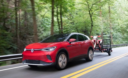 2021 Volkswagen ID.4 AWD Pro S with Gradient Package (US-Spec) Front Three-Quarter Wallpapers 450x275 (18)