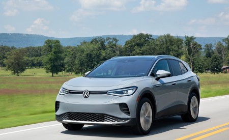2021 Volkswagen ID.4 AWD Pro S with Gradient Package (US-Spec) Front Three-Quarter Wallpapers 450x275 (57)