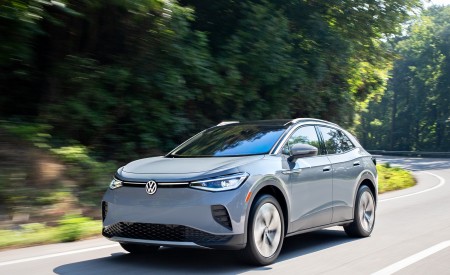 2021 Volkswagen ID.4 AWD Pro S with Gradient Package (US-Spec) Front Three-Quarter Wallpapers 450x275 (51)