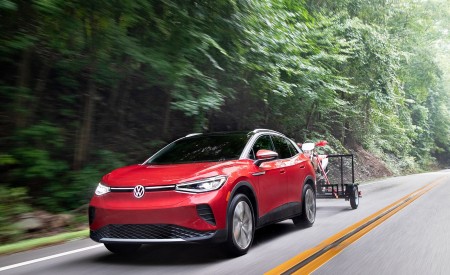 2021 Volkswagen ID.4 AWD Pro S with Gradient Package (US-Spec) Front Three-Quarter Wallpapers 450x275 (2)