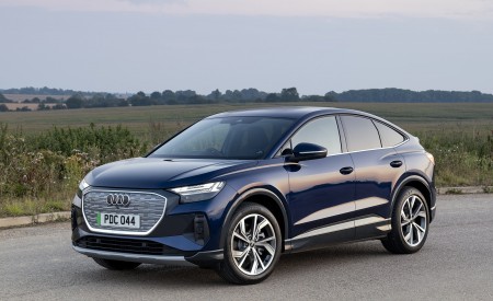 2022 Audi Q4 Sportback 40 e-tron (UK-Spec) Front Three-Quarter Wallpapers 450x275 (12)