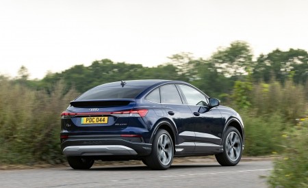 2022 Audi Q4 Sportback 40 e-tron (UK-Spec) Rear Three-Quarter Wallpapers 450x275 (16)