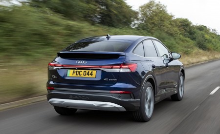 2022 Audi Q4 Sportback 40 e-tron (UK-Spec) Rear Wallpapers 450x275 (11)