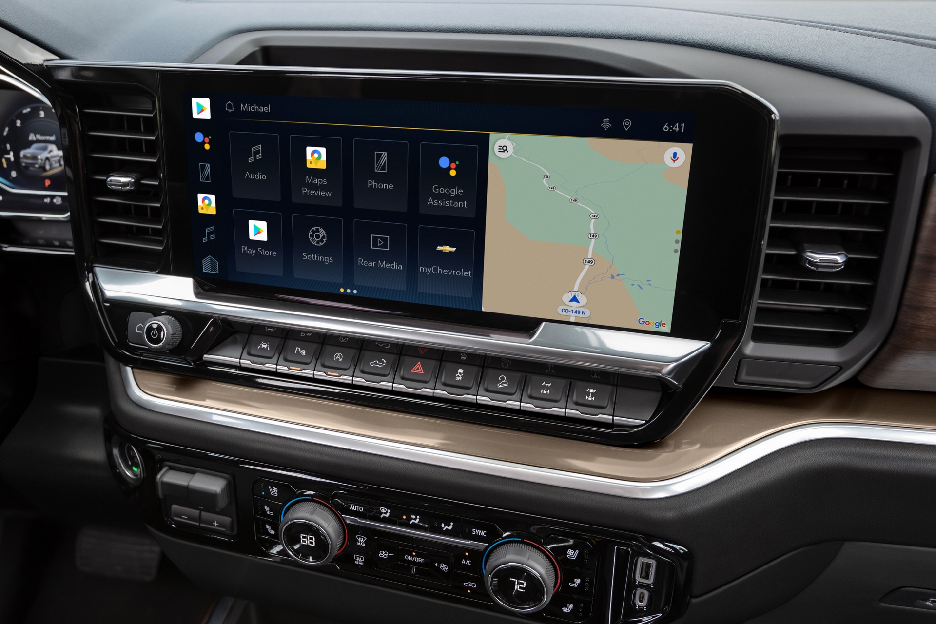 2022 Chevrolet Silverado High Country Central Console Wallpapers (11)
