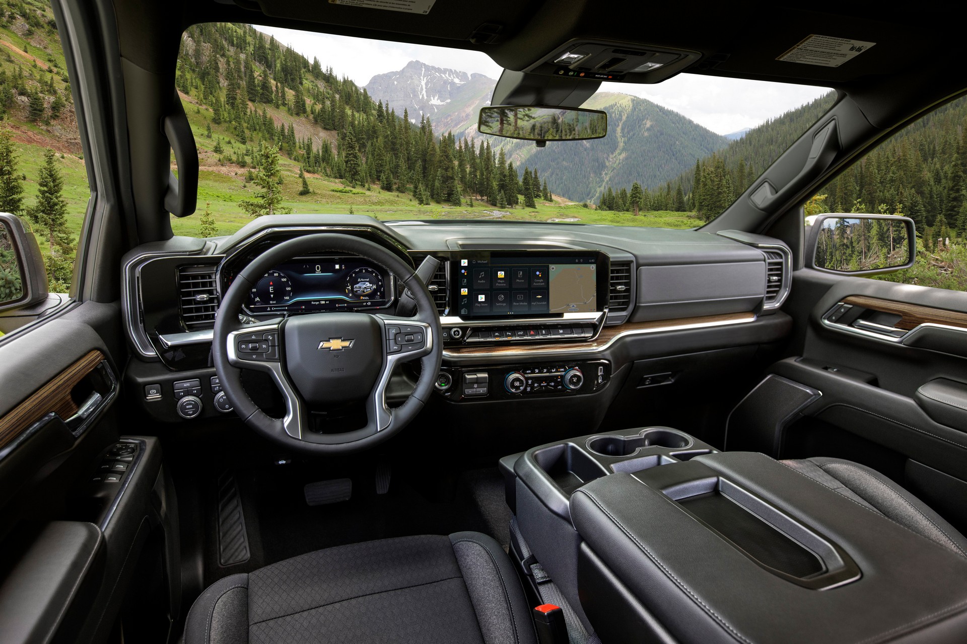 2022 Chevrolet Silverado LT Interior Cockpit Wallpapers (3)