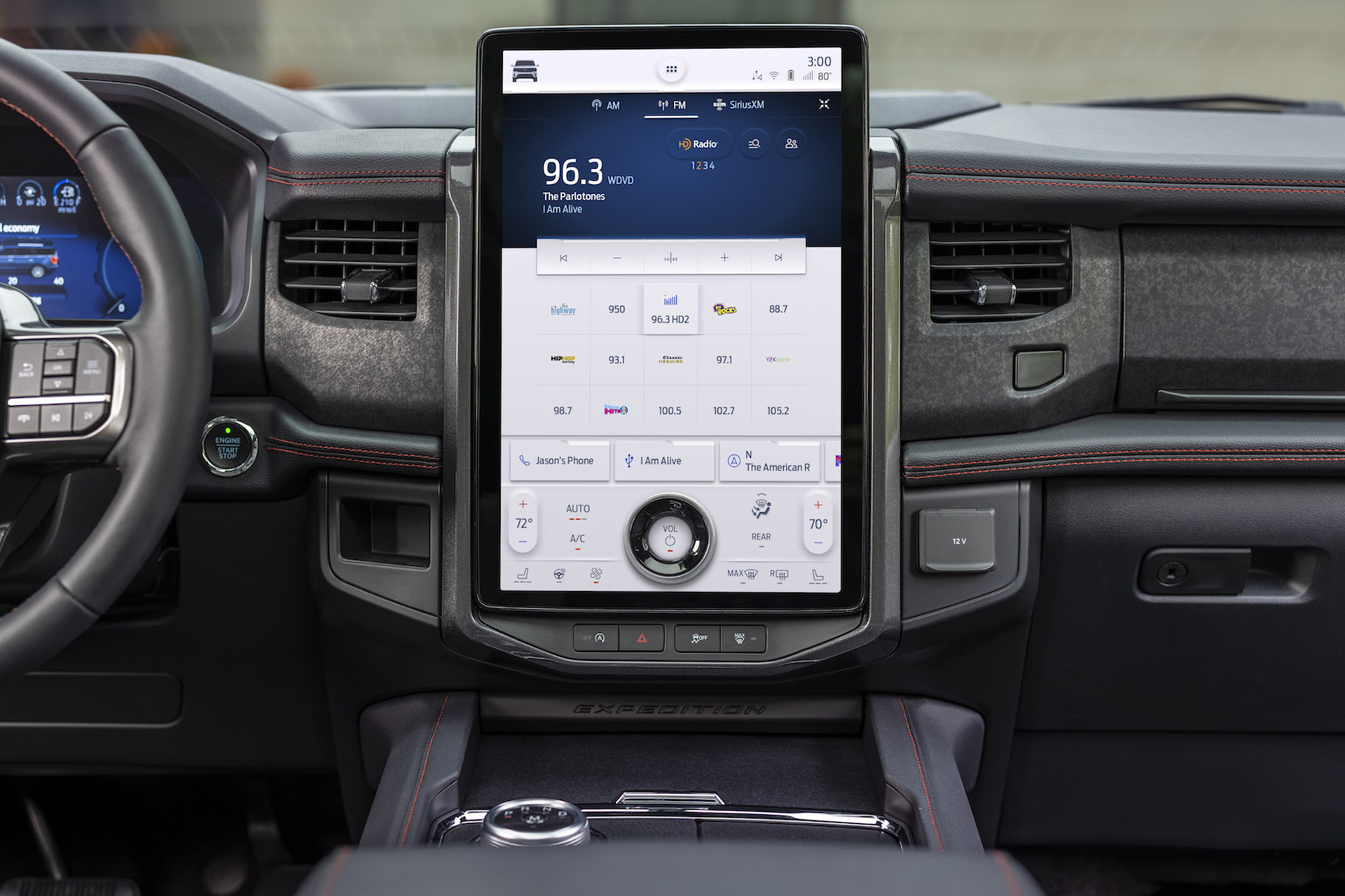 2022 Ford Expedition Stealth Edition Performance Package Central Console Wallpapers #22 of 57