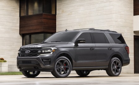 2022 Ford Expedition Stealth Edition Performance Package Front Three-Quarter Wallpapers 450x275 (3)