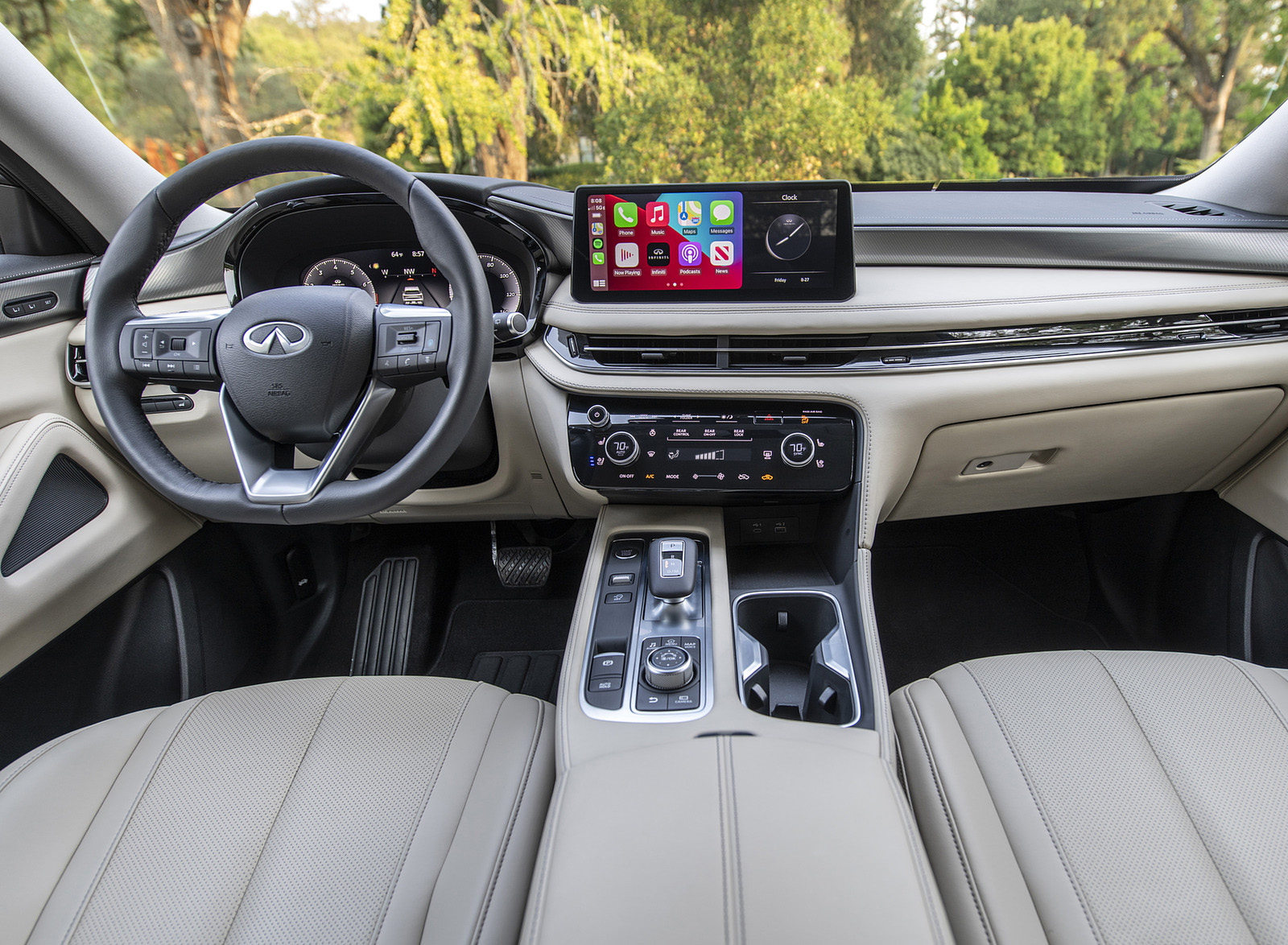 2022 Infiniti QX60 Luxe AWD Interior Cockpit Wallpapers (15)